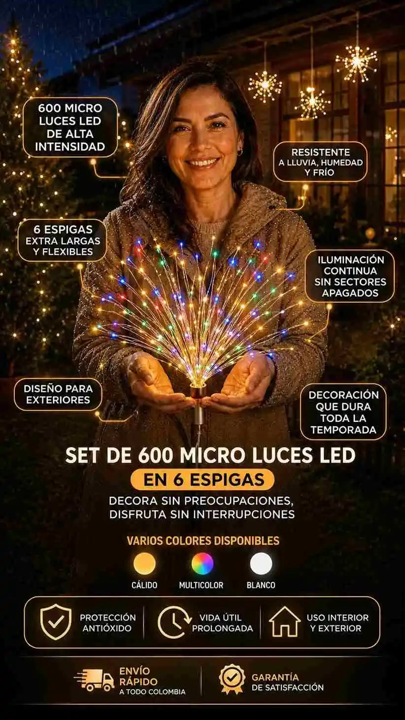 LUCES ESPIGAS FUEGO PIROTECNICO