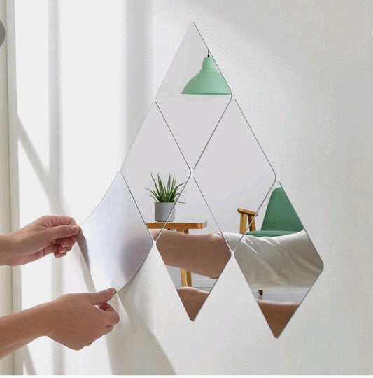 COMBO DE 10 ESPEJOS CUADRADOS de 15x15 cm