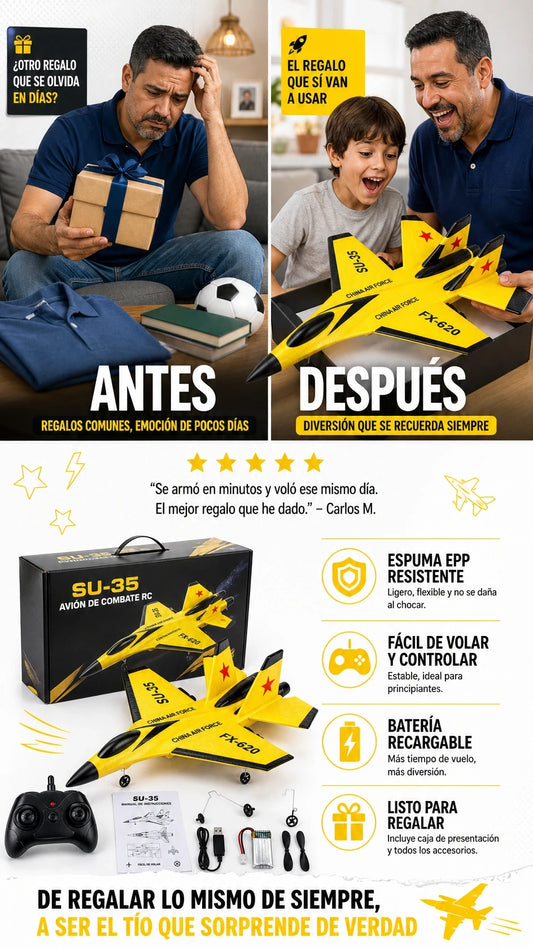 AVION CAZA FLEXIBLE